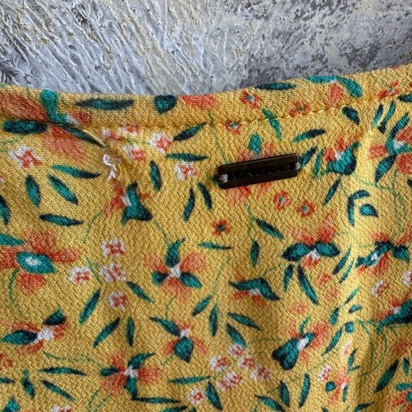 O'Neill Floral Peplum Short Batwing Sleeve Floral Blouse Women's Size L. - Picture 5 of 8